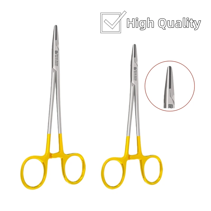 Высококачественные стоматологические щипцы-держатели игл 14/16 см, медицинский хирургический инструмент, ортодонтические щипцы, нержавеющая сталь, золотая ручка
Высококачественные стоматологические щипцы-держатели игл 14/16 см, медицинский хирургический инструмент, ортодонтические щипцы, нержавеющая сталь, золотая ручка