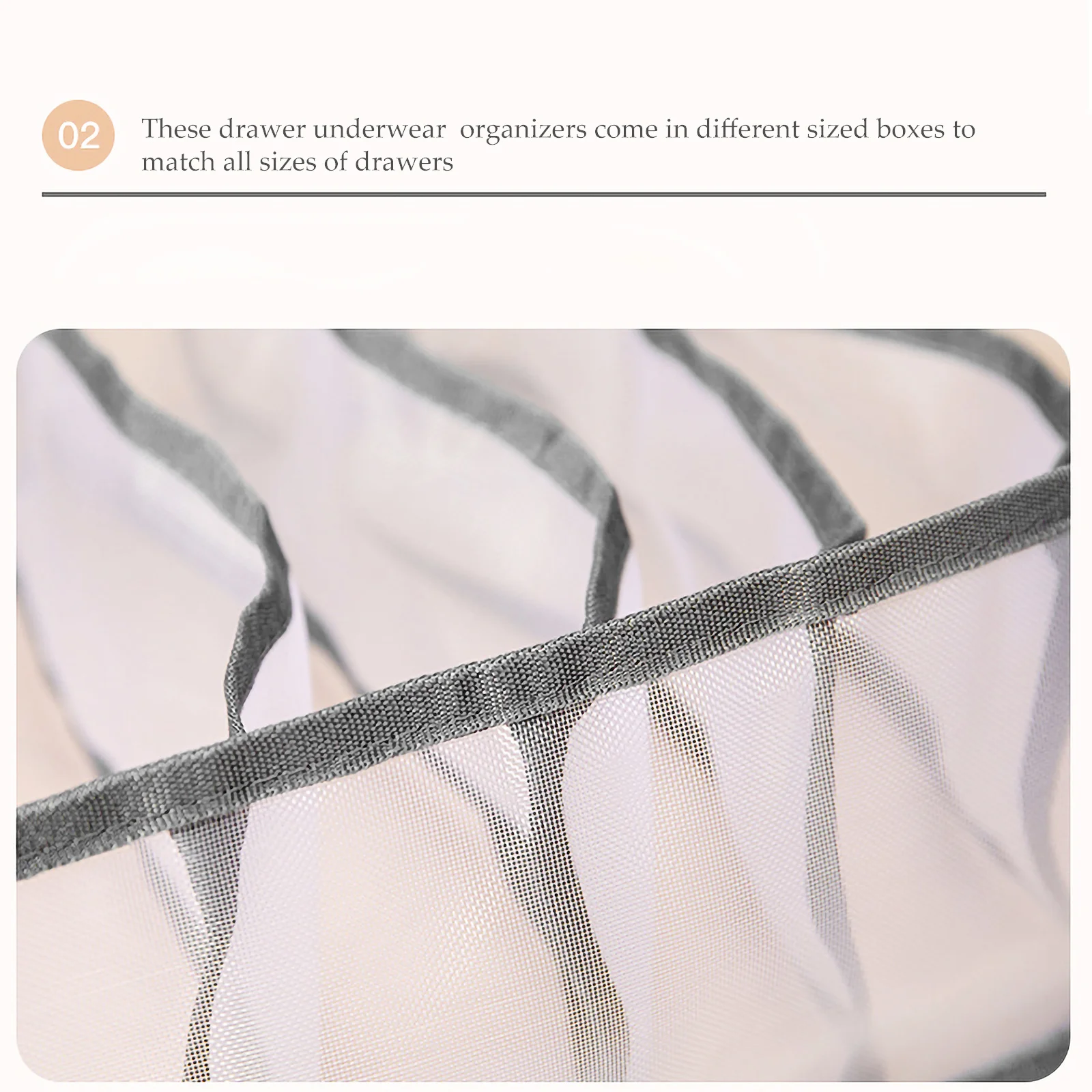 5Pcs Clothes Organizer Underwear Drawer Storage Box Multigrid Design for Socks Bras Jeans Wardrobe Closet Organization
5Pcs Clothes Organizer Underwear Drawer Storage Box Multigrid Design for Socks Bras Jeans Wardrobe Closet Organization