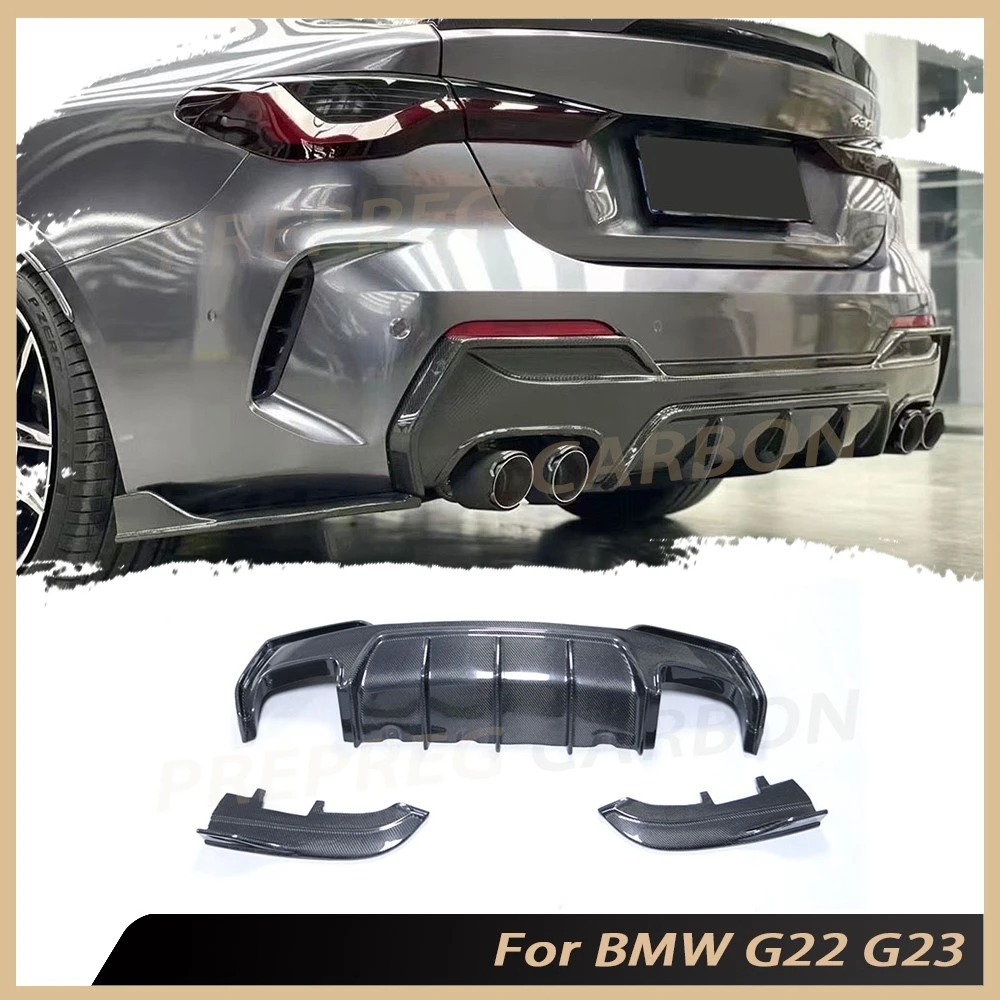 Carbon Fiber Car Rear Bumper Lip Diffuser Splitters Flaps Canards For BMW G22 G23 2020+ FRP Rear Diffuser Body Kits
Carbon Fiber Car Rear Bumper Lip Diffuser Splitters Flaps Canards For BMW G22 G23 2020+ FRP Rear Diffuser Body Kits