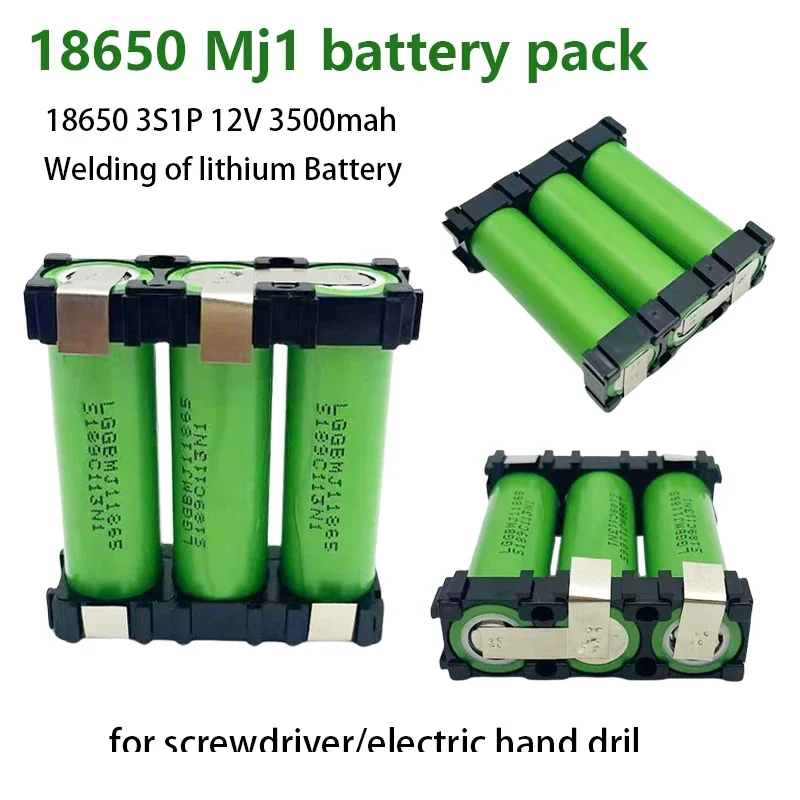 18650 MJ1 3S1P 4S 5S 6S 8S 3500mAh 7000mAh 12V 12.6V 14.8V 18V 25.2V Geet Screwdriver Battery Welding Battery
18650 MJ1 3S1P 4S 5S 6S 8S 3500mAh 7000mAh 12V 12.6V 14.8V 18V 25.2V Geet Screwdriver Battery Welding Battery