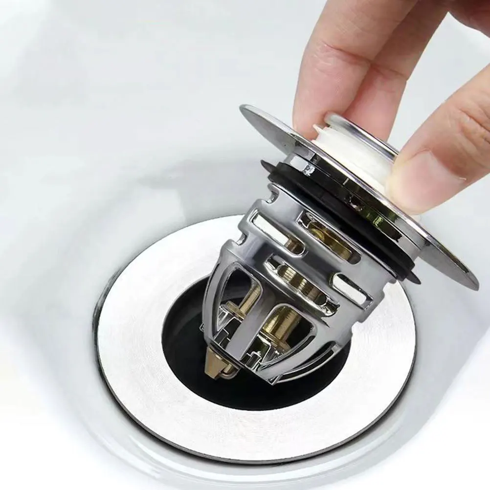 Push Type Stopper Bathroom Drain Strong Seal Durable Replacement Plug Watertight Easy Install Detachable Debris Prevention 
Push Type Stopper Bathroom Drain Strong Seal Durable Replacement Plug Watertight Easy Install Detachable Debris Prevention