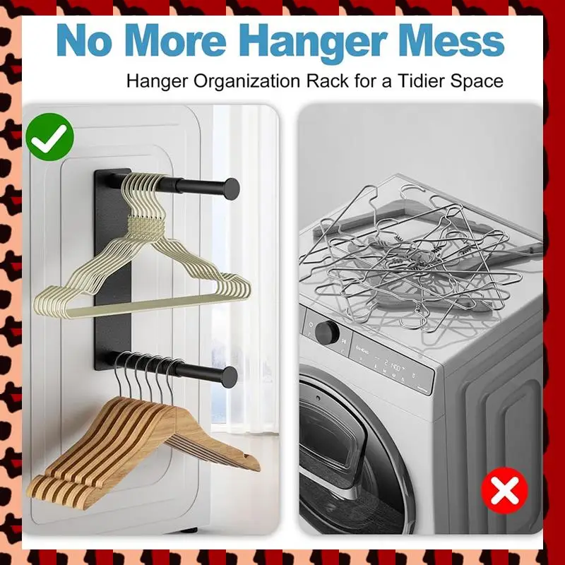 A72P Hanger Organizer Stacker, Magnetic Hanger Holder, Extendable Hanger Storage Rack For Washing Machine Closet Laundry Room
A72P Hanger Organizer Stacker, Magnetic Hanger Holder, Extendable Hanger Storage Rack For Washing Machine Closet Laundry Room
