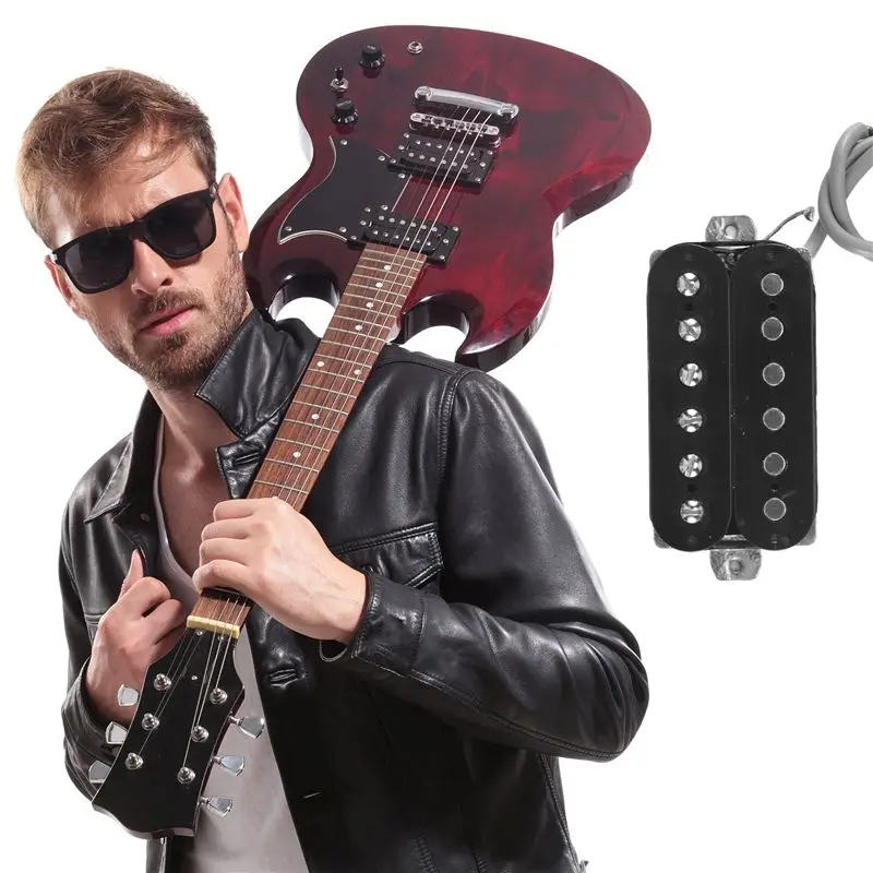 ABVH-Electric Guitar Humbucker Alnico V Pickup Black
ABVH-Electric Guitar Humbucker Alnico V Pickup Black