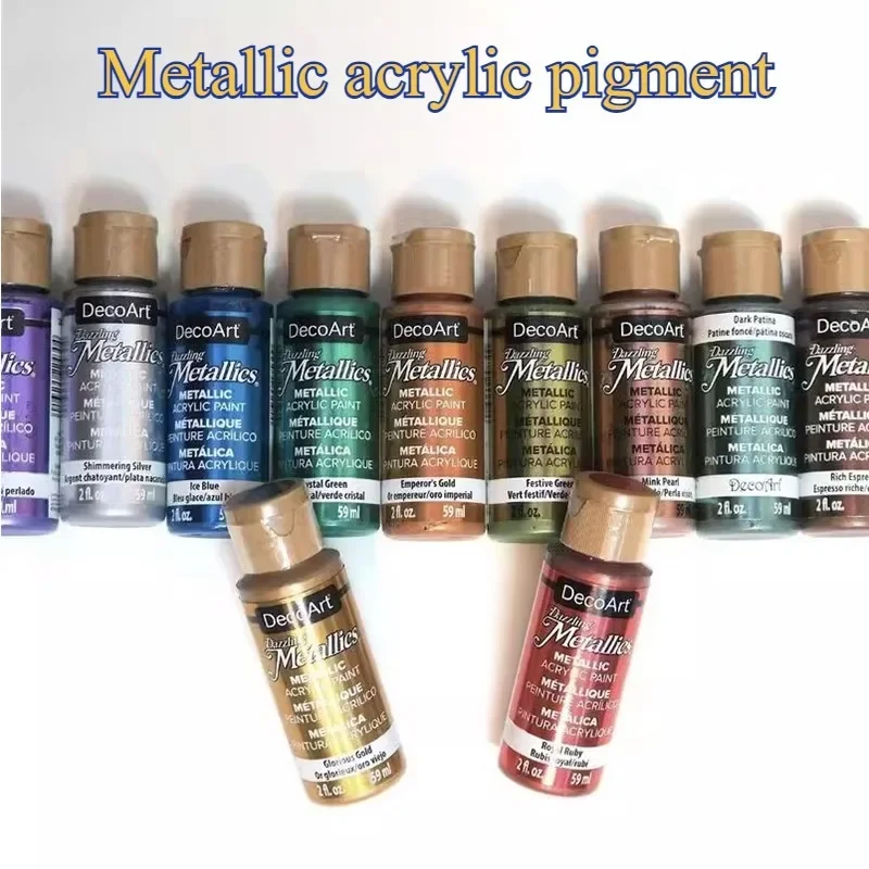 59ml DA70-261 Metallic Pearl Acrylic Paint DIY Ceramic Crafts Creation Paint Hand-painted Stone Graffiti Art Painting Pigment
59ml DA70-261 Metallic Pearl Acrylic Paint DIY Ceramic Crafts Creation Paint Hand-painted Stone Graffiti Art Painting Pigment