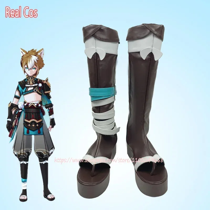 RealCos Game Genshin Impact Gorou Cosplay Women Shoes Boots Props Halloween Party Accessories
RealCos Game Genshin Impact Gorou Cosplay Women Shoes Boots Props Halloween Party Accessories