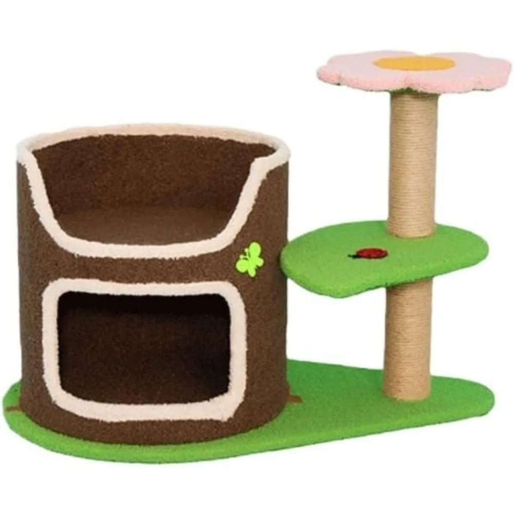 Friendship Cat Easy to Clean Small Climbing Frame Solid Wood Scratching Post Tower Nest Tree for Indoor Use Climbers for
Friendship Cat Easy to Clean Small Climbing Frame Solid Wood Scratching Post Tower Nest Tree for Indoor Use Climbers for