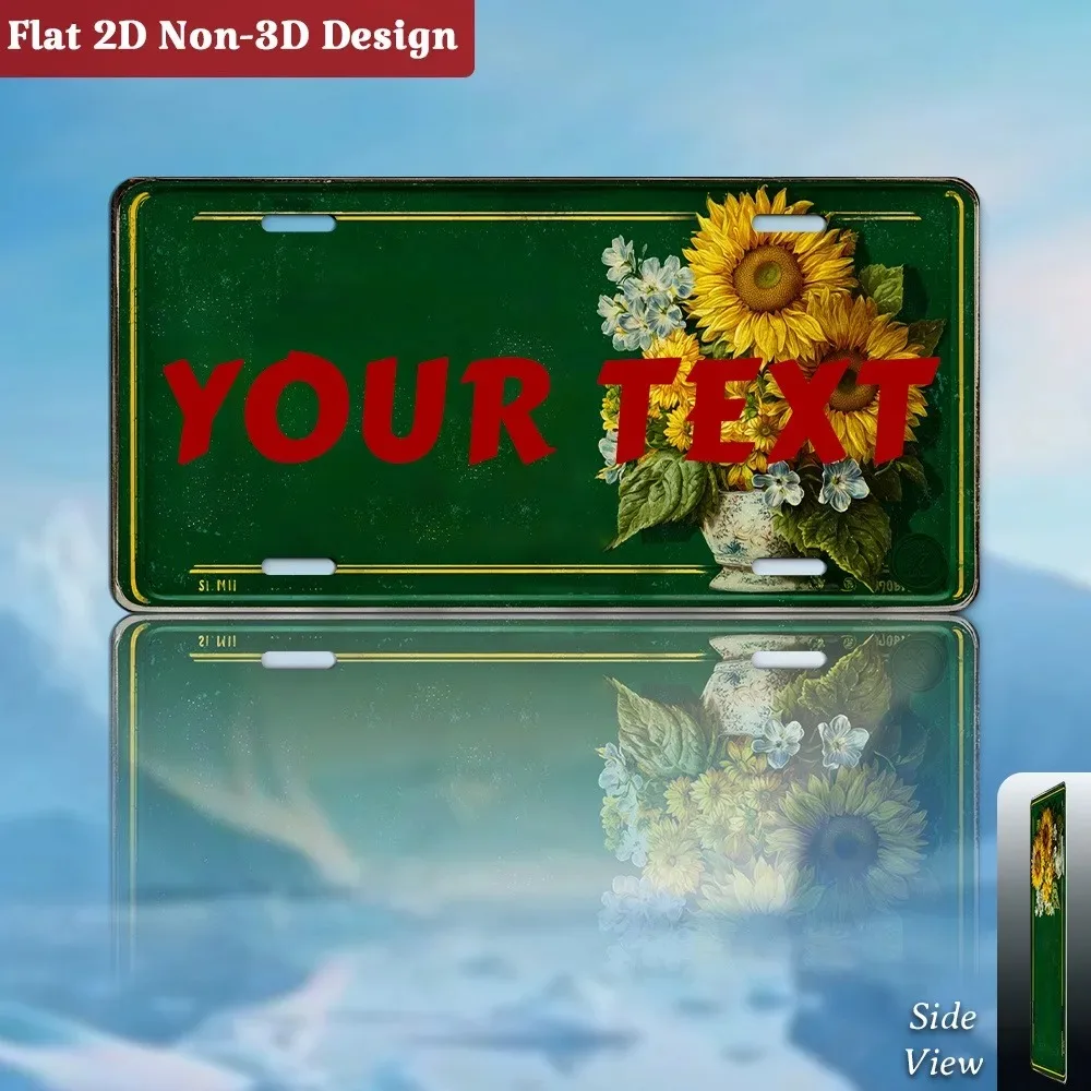 1PC 15×30CM Waterproof Aluminum Sign 2D Flat Dark Green Vase Sunflower Custom Text Personalized Farmhouse Home Plaque Only Ornam
1PC 15×30CM Waterproof Aluminum Sign 2D Flat Dark Green Vase Sunflower Custom Text Personalized Farmhouse Home Plaque Only Ornam