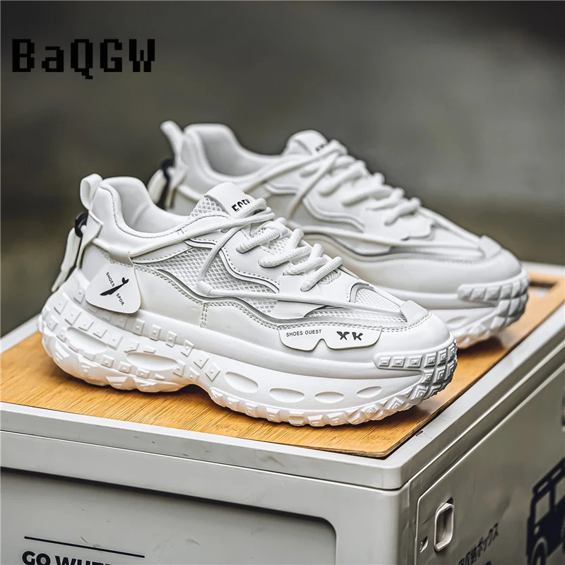 Men Casual Sports Shoes Platform Skateboard Fashion Summer Outdoor Running Tennis Shoes Lace Up Chunky Sneakers Size 39-44
Men Casual Sports Shoes Platform Skateboard Fashion Summer Outdoor Running Tennis Shoes Lace Up Chunky Sneakers Size 39-44