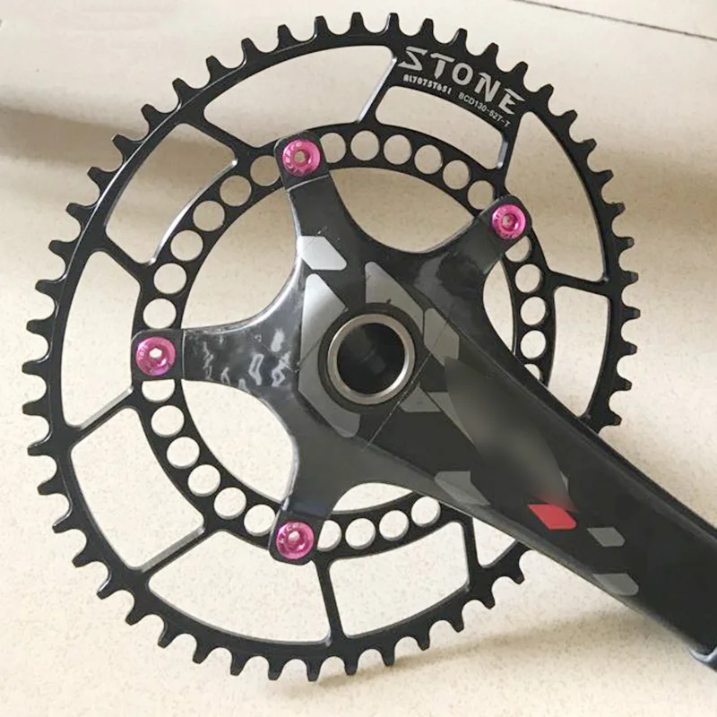 Stone Oval Shape Alloy Chainring BCD130 5 Arms for Road Fnhon k3p Pline Cline Folding Bike Chainwheel Narrow Wide with Bolts
Stone Oval Shape Alloy Chainring BCD130 5 Arms for Road Fnhon k3p Pline Cline Folding Bike Chainwheel Narrow Wide with Bolts