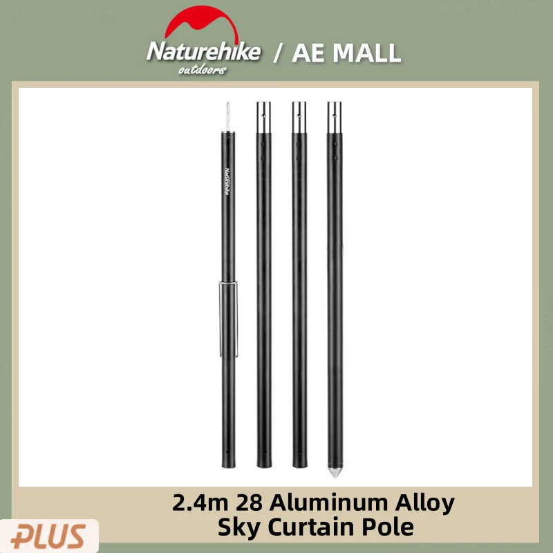 Naturehike 2.4m 4 Section Aluminum Alloy Canopy Pole Outdoor Tent Support Pole Accessories Camping Travel Tent Pole Tent Bracket
Naturehike 2.4m 4 Section Aluminum Alloy Canopy Pole Outdoor Tent Support Pole Accessories Camping Travel Tent Pole Tent Bracket