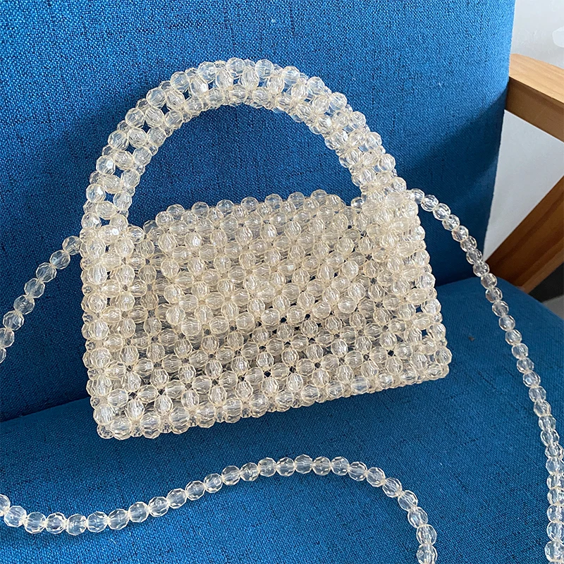 Unique Design Women Handmade Bead Bag Long Chain Hand-Woven Celebrity Handbags Ladies Party Top-handle Phone Purses and Handbags
Unique Design Women Handmade Bead Bag Long Chain Hand-Woven Celebrity Handbags Ladies Party Top-handle Phone Purses and Handbags
