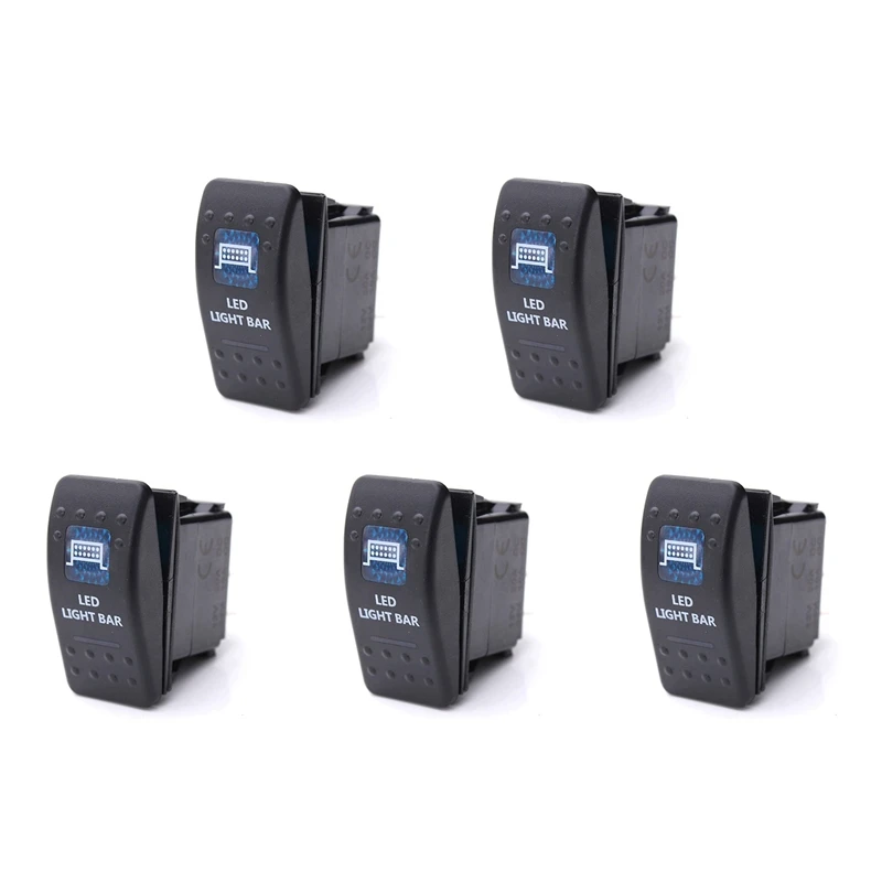 5X Car Boat ARB Carling Dual LED Back Light Rocker Switch SPST ON-OFF 12/24V CE 10A 1
5X Car Boat ARB Carling Dual LED Back Light Rocker Switch SPST ON-OFF 12/24V CE 10A 1