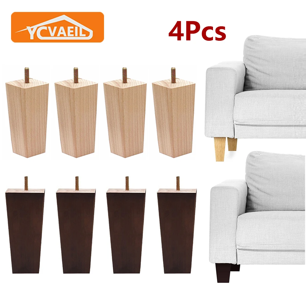 4Pcs Solid Wood Furniture Legs 10/12/15cm Square Wooden Sofa Legs for Chair Bed Cabinet Stool Coffee Table Replacement Feet
4Pcs Solid Wood Furniture Legs 10/12/15cm Square Wooden Sofa Legs for Chair Bed Cabinet Stool Coffee Table Replacement Feet