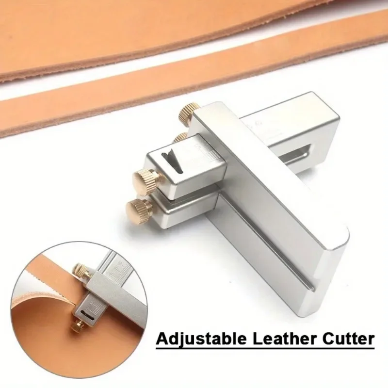 1PC Leather Strap Cutter Adjustable Strip Belt Precise Cutting Tool Aluminum Alloy Leathercraft Incision Cutter
1PC Leather Strap Cutter Adjustable Strip Belt Precise Cutting Tool Aluminum Alloy Leathercraft Incision Cutter