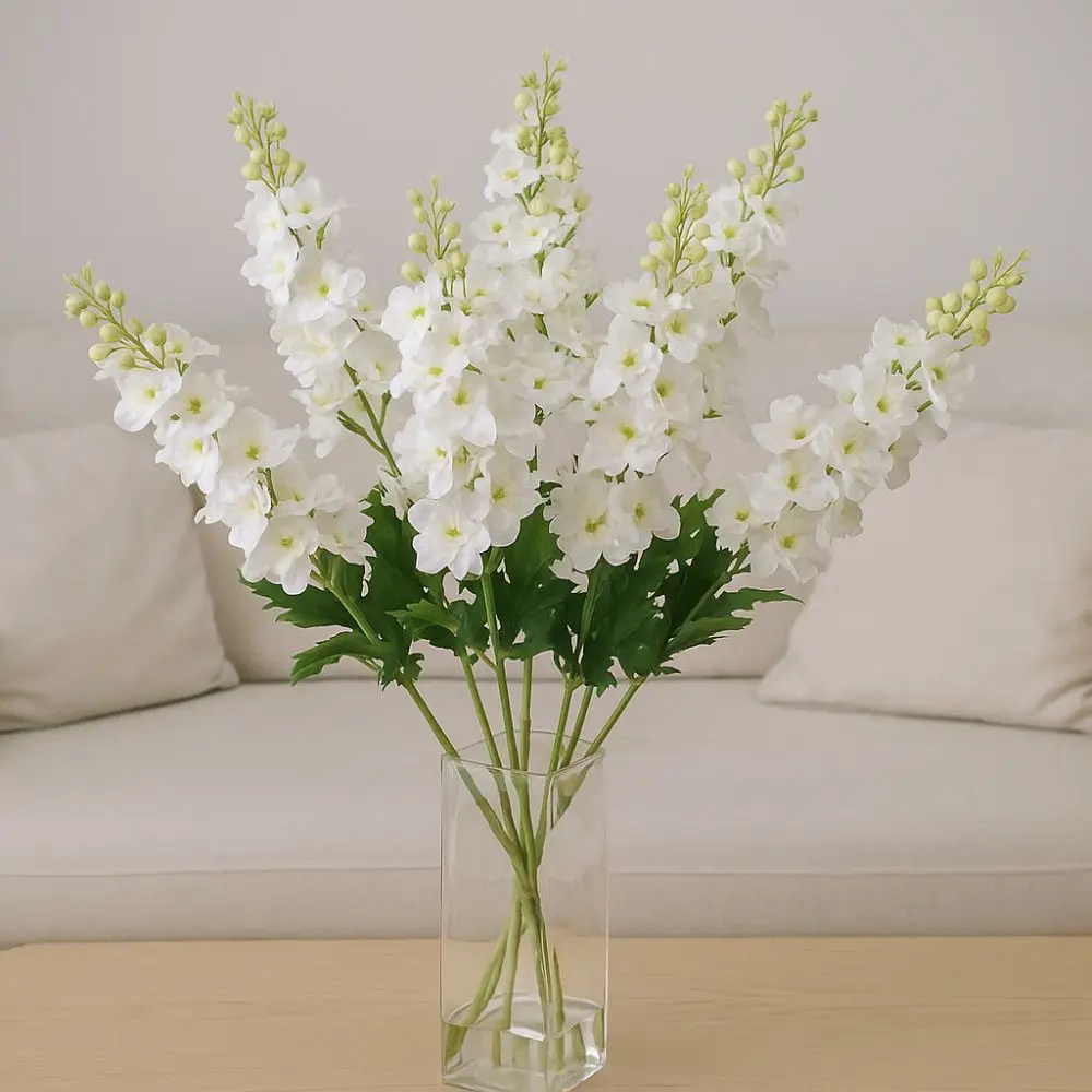 72cm Artificial Delphinium Flower Moisturizing Real Touch Delphinium Stem Lifelike Simulation Flower Living Room
72cm Artificial Delphinium Flower Moisturizing Real Touch Delphinium Stem Lifelike Simulation Flower Living Room