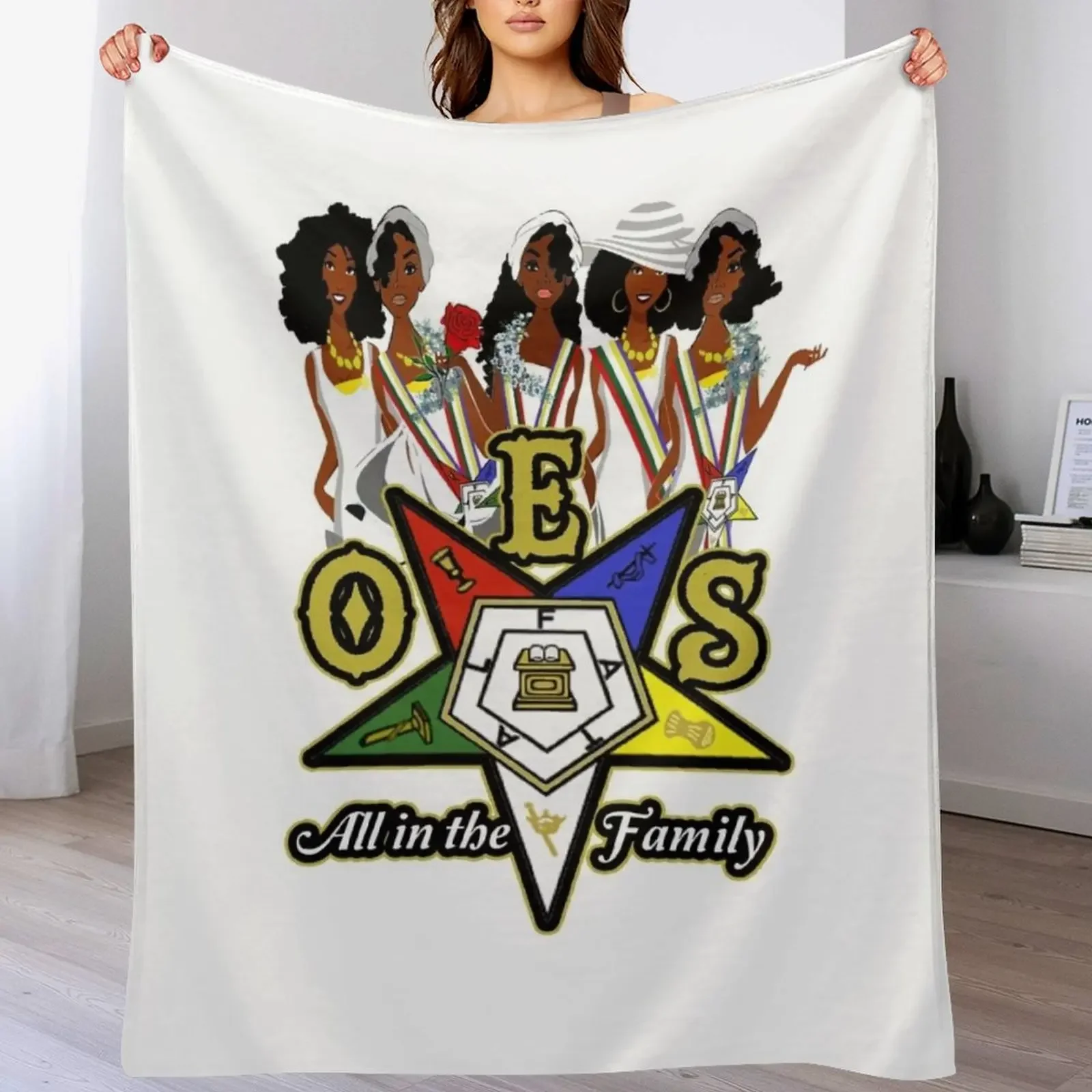 OES Order Of The Eastern Star Logo Sistars All In The Family Freemason Throw Blanket valentine gift ideas blankets ands Blankets
OES Order Of The Eastern Star Logo Sistars All In The Family Freemason Throw Blanket valentine gift ideas blankets ands Blankets
