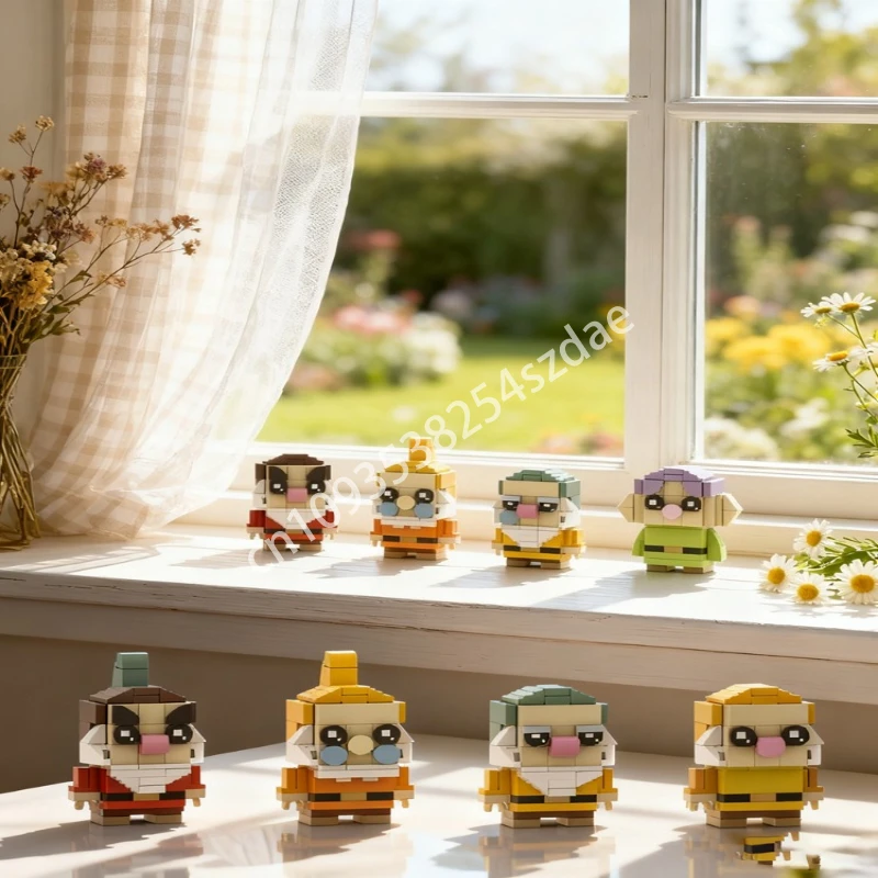 591pcs MOC The Seven Dwarves Snow White Brickheadzed Model Toys Building Blocks DIY Idea Christmas Gift Education Brick Birthday
591pcs MOC The Seven Dwarves Snow White Brickheadzed Model Toys Building Blocks DIY Idea Christmas Gift Education Brick Birthday