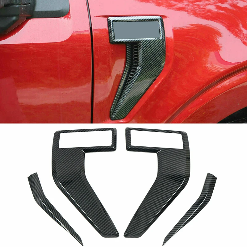 Front Fender Side Vent Decor Cover Trim For Ford F150 F-150 2021 2022 Carbon Fiber Grain Fender Badge Emblem Cover Accessories
Front Fender Side Vent Decor Cover Trim For Ford F150 F-150 2021 2022 Carbon Fiber Grain Fender Badge Emblem Cover Accessories