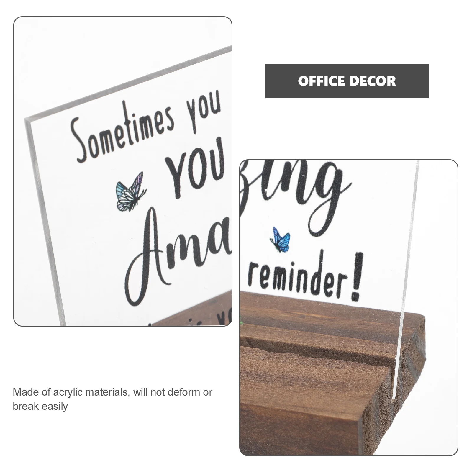 Motivational Acrylic Desk Sign Encouragement Inspirational Office Table Decor Plaque Stand for Women Office Decor for Women
Motivational Acrylic Desk Sign Encouragement Inspirational Office Table Decor Plaque Stand for Women Office Decor for Women