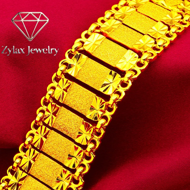 Zylax Jewelry Wide-Band Bracelet Women's 24K Gold AU999 - Wrist-slimming wide band, subtle golden glow, for outings and parties
Zylax Jewelry Wide-Band Bracelet Women's 24K Gold AU999 - Wrist-slimming wide band, subtle golden glow, for outings and parties