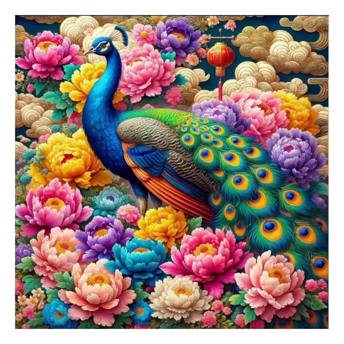 Pure hand-made cross-stitch peacock embroidery, prepaid link, 2-4 months delivery
Pure hand-made cross-stitch peacock embroidery, prepaid link, 2-4 months delivery