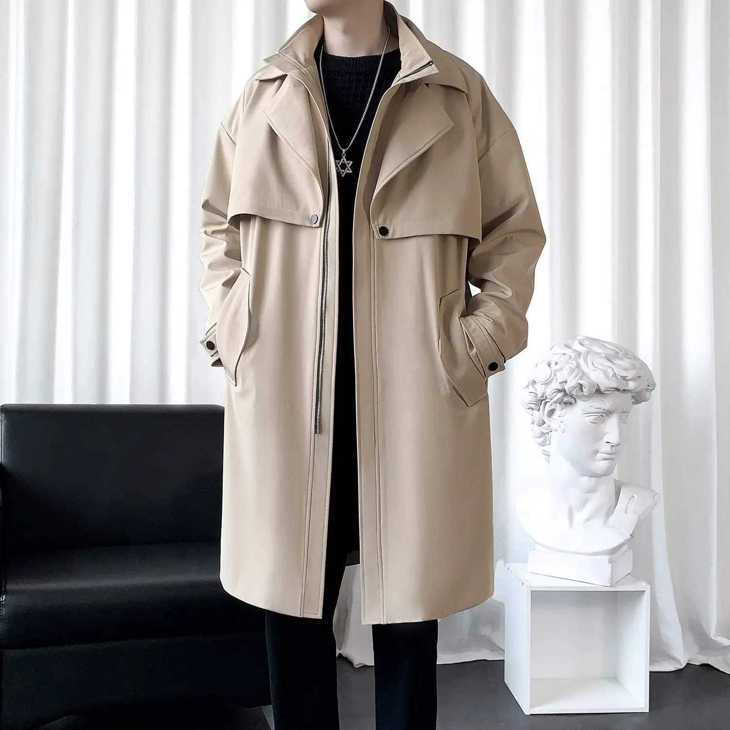 Мужское пальто-тренч из искусственного меха, базовое, ультрамодное, в готическом стиле, простое, классическое, для рыбаков, с элементами рыболовных принадлежностей (крючки, удочки, катушки) BF
Мужское пальто-тренч из искусственного меха, базовое, ультрамодное, в готическом стиле, простое, классическое, для рыбаков, с элементами рыболовных принадлежностей (крючки, удочки, катушки) BF