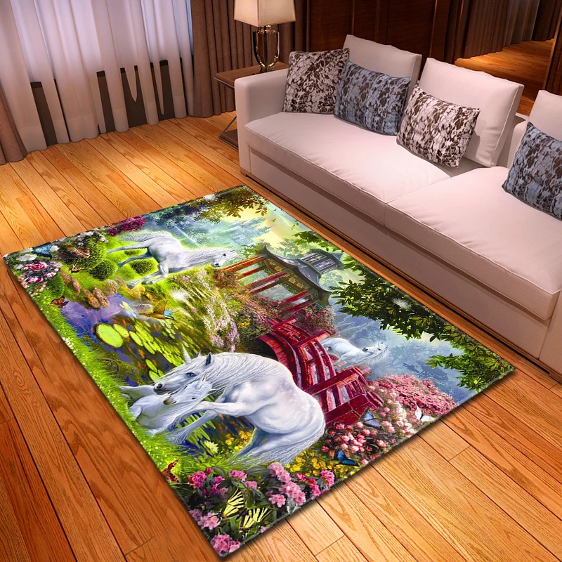 Magical Unicorn 3D Carpet Living Room Area Rug Girls Bedroom Carpets Palor Rugs Unicorns Kids Play Mat Home Decor Bathroom Mats
Magical Unicorn 3D Carpet Living Room Area Rug Girls Bedroom Carpets Palor Rugs Unicorns Kids Play Mat Home Decor Bathroom Mats
