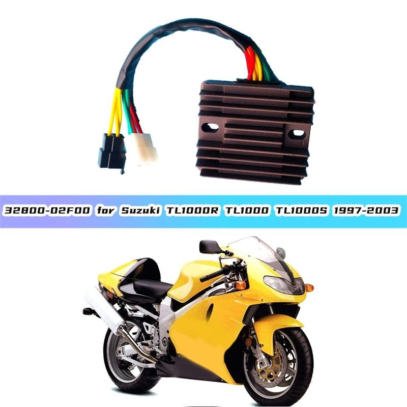 Regulator Rectifier 32800-02F00 For Suzuki TL1000R TL1000 TL1000S 1997-2003 Parts Accessories
Regulator Rectifier 32800-02F00 For Suzuki TL1000R TL1000 TL1000S 1997-2003 Parts Accessories