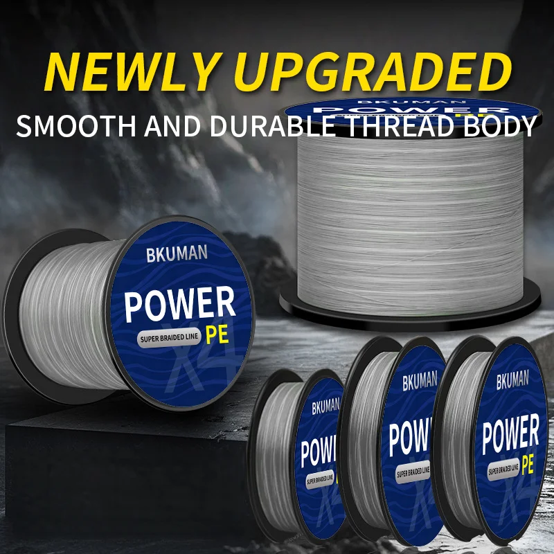 High-quality appearance gray 4-strand PE fishing line, suitable for freshwater and seawater loops, also suitable for beginners.
High-quality appearance gray 4-strand PE fishing line, suitable for freshwater and seawater loops, also suitable for beginners.