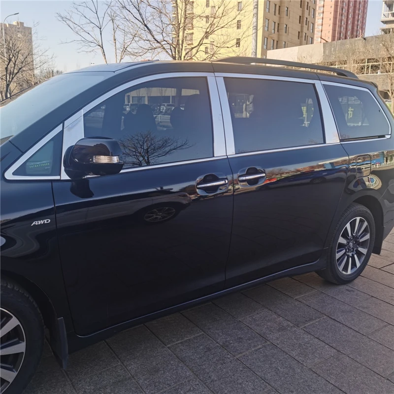 WELKINRY For Toyota Sienna XL30 3rd Generation 2010-2020 Stainless Steel Car Body Door Whole Window Frame Upper Trim
WELKINRY For Toyota Sienna XL30 3rd Generation 2010-2020 Stainless Steel Car Body Door Whole Window Frame Upper Trim