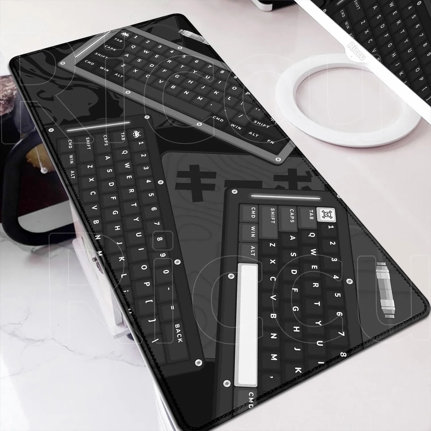 Black Mechanical Keyboard Art Design Mouse Pad Large Gaming Mousepad PC Gamer Mouse Mat Computer Office Desk Pad Laptop Mausepad
Black Mechanical Keyboard Art Design Mouse Pad Large Gaming Mousepad PC Gamer Mouse Mat Computer Office Desk Pad Laptop Mausepad