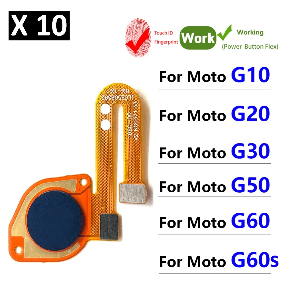 10Pcs/Lot, Fingerprint Sensor Home Return Key Menu Button Flex Cable For Moto G10 G20 G30 G50 G60 G60s
10Pcs/Lot, Fingerprint Sensor Home Return Key Menu Button Flex Cable For Moto G10 G20 G30 G50 G60 G60s