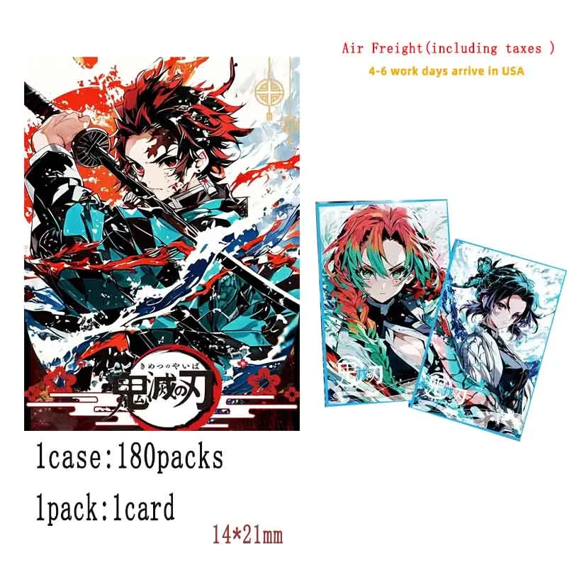 Wholesales Demon Slayer Collection Cards Booster Box Wave 1 A5 Collectible Color Paper Various Series Playing Cards Kids
Wholesales Demon Slayer Collection Cards Booster Box Wave 1 A5 Collectible Color Paper Various Series Playing Cards Kids