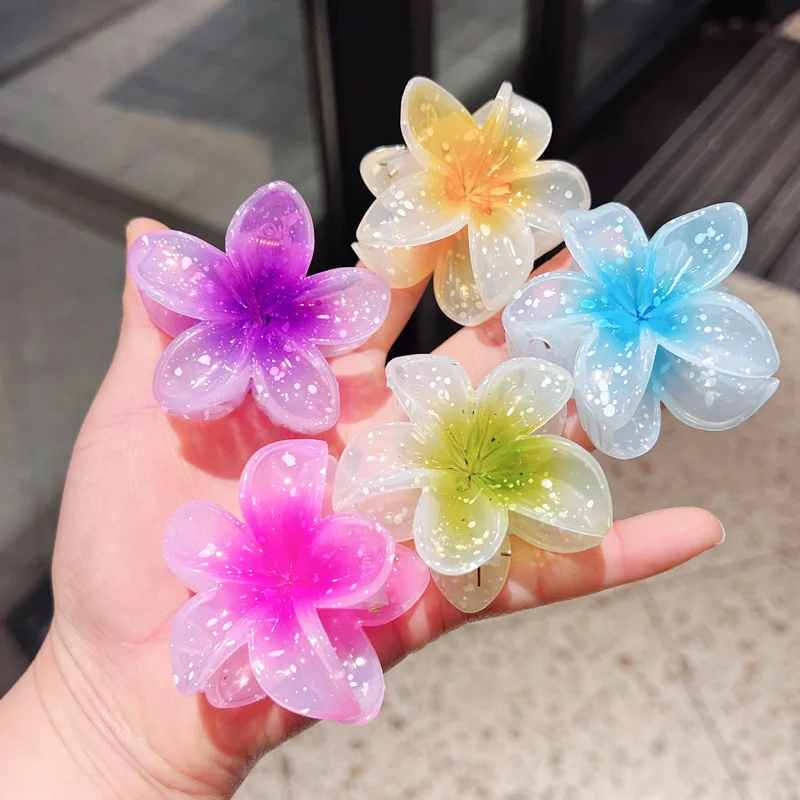 Transparent Glitter Hair Clip Trendy Fashion Hair Accessory for Women Small Egg-Shaped Flower Clip
Transparent Glitter Hair Clip Trendy Fashion Hair Accessory for Women Small Egg-Shaped Flower Clip