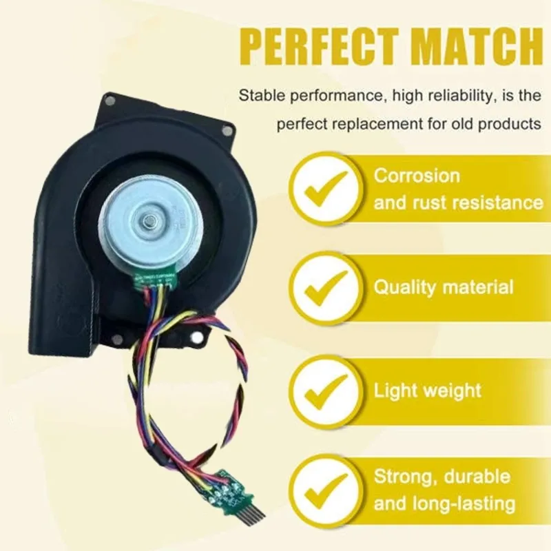 Vacuum Fan Motor Replacement Part For Irobot I7+ J7 E5 E6 I3 I4 Robot Ventilation Engine
Vacuum Fan Motor Replacement Part For Irobot I7+ J7 E5 E6 I3 I4 Robot Ventilation Engine
