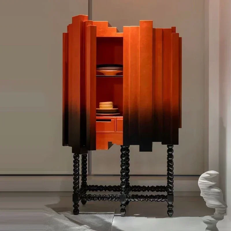 TTTTMedieval Art Solid Wood Dining Side Cabinet Gradual Change Hand-painted High-end Home Locker Living Room Wall High Cabinet
TTTTMedieval Art Solid Wood Dining Side Cabinet Gradual Change Hand-painted High-end Home Locker Living Room Wall High Cabinet