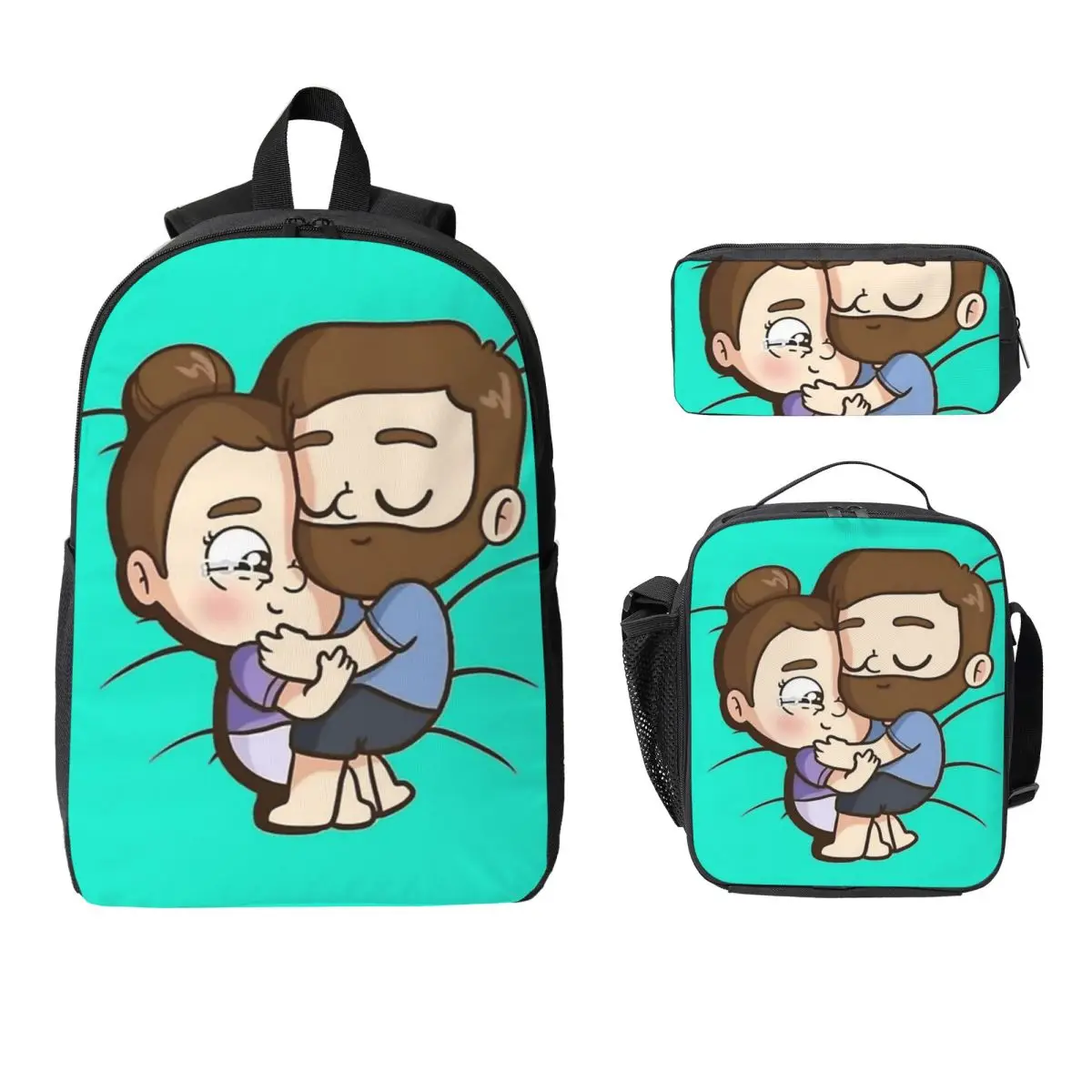 Pibubear Backpack Student Boys Girls BookBag School Bag Computer Shoulder Bags 3ps Insulated Lunch Bag Pencil Case
Pibubear Backpack Student Boys Girls BookBag School Bag Computer Shoulder Bags 3ps Insulated Lunch Bag Pencil Case