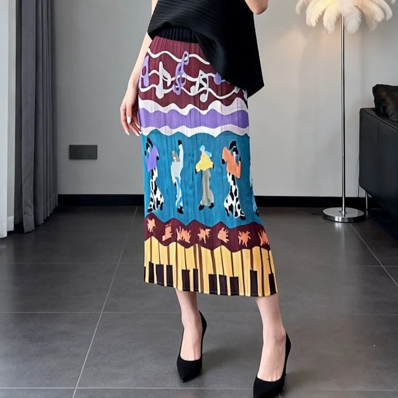 Miyake Pleated Printed Skirt Plisse Women Loose Plus Size 2026 Pleats Jupe Summer New Fashionable and Elegant Printed Fold Skirt
Miyake Pleated Printed Skirt Plisse Women Loose Plus Size 2026 Pleats Jupe Summer New Fashionable and Elegant Printed Fold Skirt