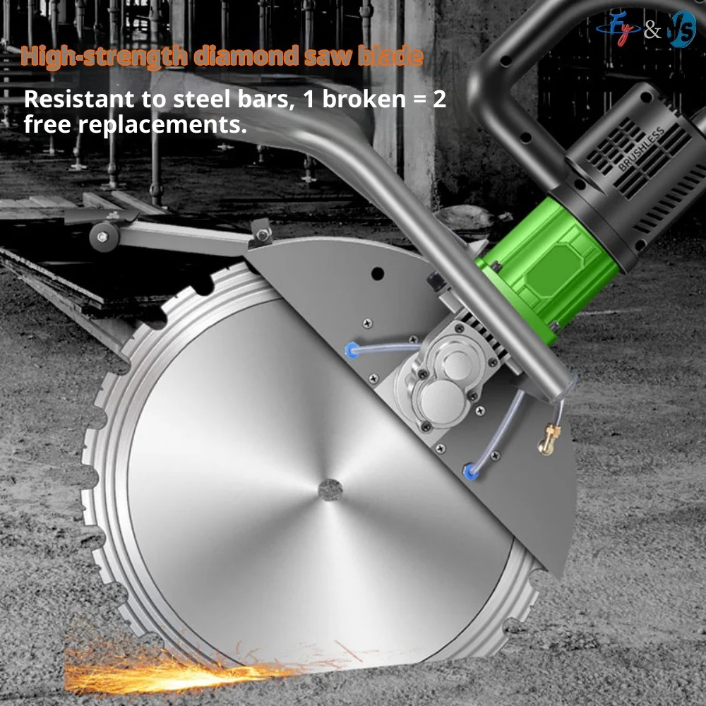 New Brushless Ring Saw Wall Cutting Machine - High-Power Multifunctional Dust-Free Cutter for Reinforced Concrete & Door Modific
New Brushless Ring Saw Wall Cutting Machine - High-Power Multifunctional Dust-Free Cutter for Reinforced Concrete & Door Modific