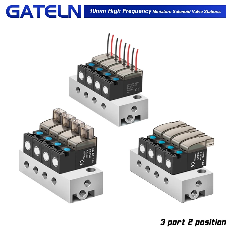 two-position three-way High frequency miniature solenoid valve 10mm air valve 30Hz 24V12V6V vacuum valve Stations G M L Type
two-position three-way High frequency miniature solenoid valve 10mm air valve 30Hz 24V12V6V vacuum valve Stations G M L Type