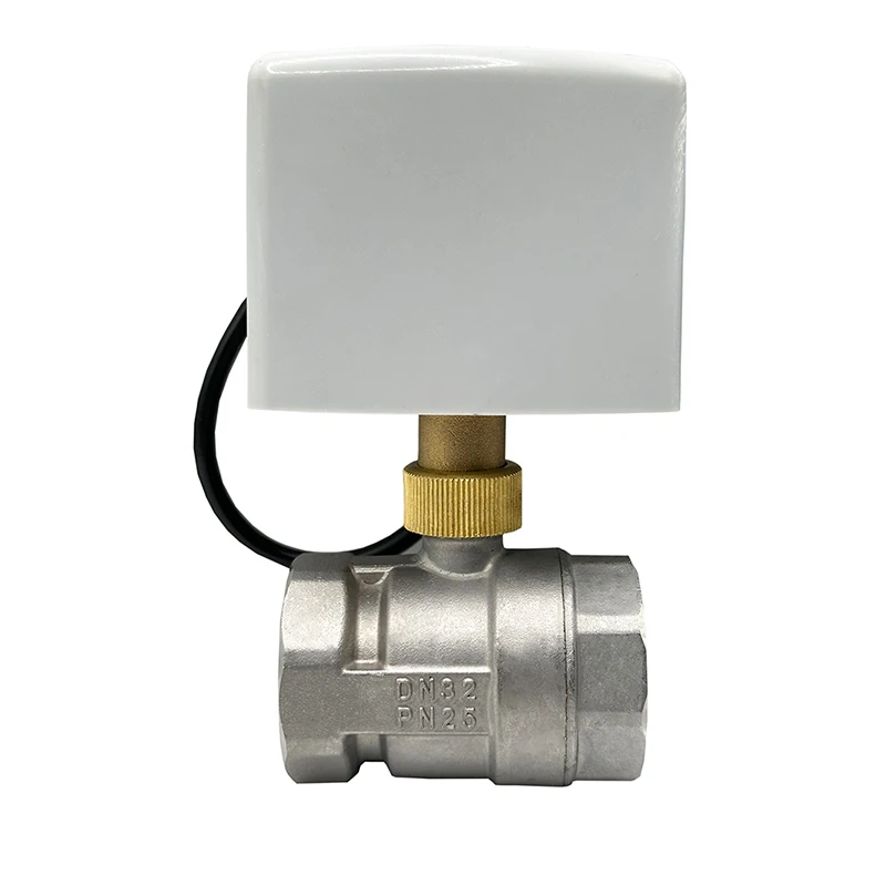 1/2" 3/4" 1" 1-1/4" 2" Electric Stainless Steel Ball Valve Three Wires Two Point Control Motorized Ball Valve
1/2" 3/4" 1" 1-1/4" 2" Electric Stainless Steel Ball Valve Three Wires Two Point Control Motorized Ball Valve