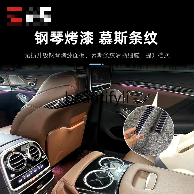 W222 S-class S500L S350L S400L S450L modified piano panel original car replacement
W222 S-class S500L S350L S400L S450L modified piano panel original car replacement