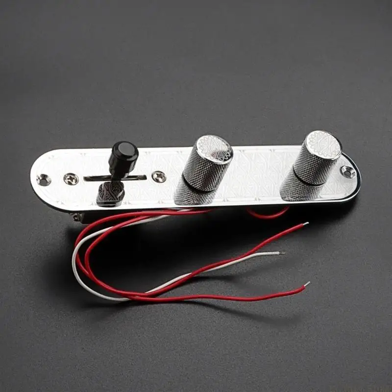 M5TC 3 Way Guitar Control Plate Loaded Prewired Guitar Switch Control Plate
M5TC 3 Way Guitar Control Plate Loaded Prewired Guitar Switch Control Plate