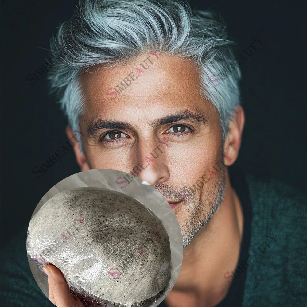Undetectable Grey 1B80 1B60 Male Wig Strong Human Hair Old Men Toupee Natural Hairline Thin Skin PU Cheapest Capillary Prosthesi
Undetectable Grey 1B80 1B60 Male Wig Strong Human Hair Old Men Toupee Natural Hairline Thin Skin PU Cheapest Capillary Prosthesi