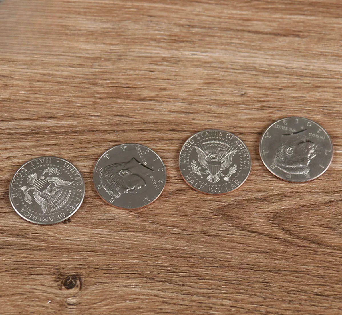 Johnny Wong's Genesis 4 Gimmicks By Johnny Wong Coin Magic Tricks Fun Close Up Magic Props Amazing Coins Miracle Magician
Johnny Wong's Genesis 4 Gimmicks By Johnny Wong Coin Magic Tricks Fun Close Up Magic Props Amazing Coins Miracle Magician