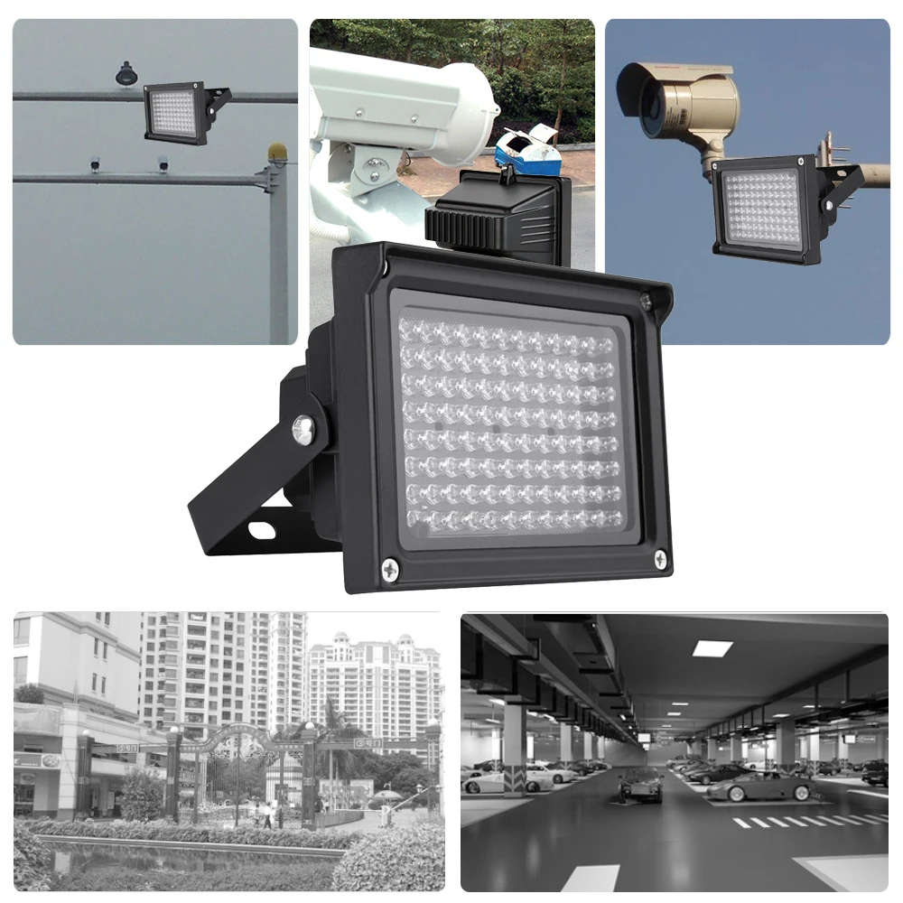 Night Vision 96 LEDS IR Array Infrared Lamps Night Vision Outdoor Waterproof For CCTV Security Camera