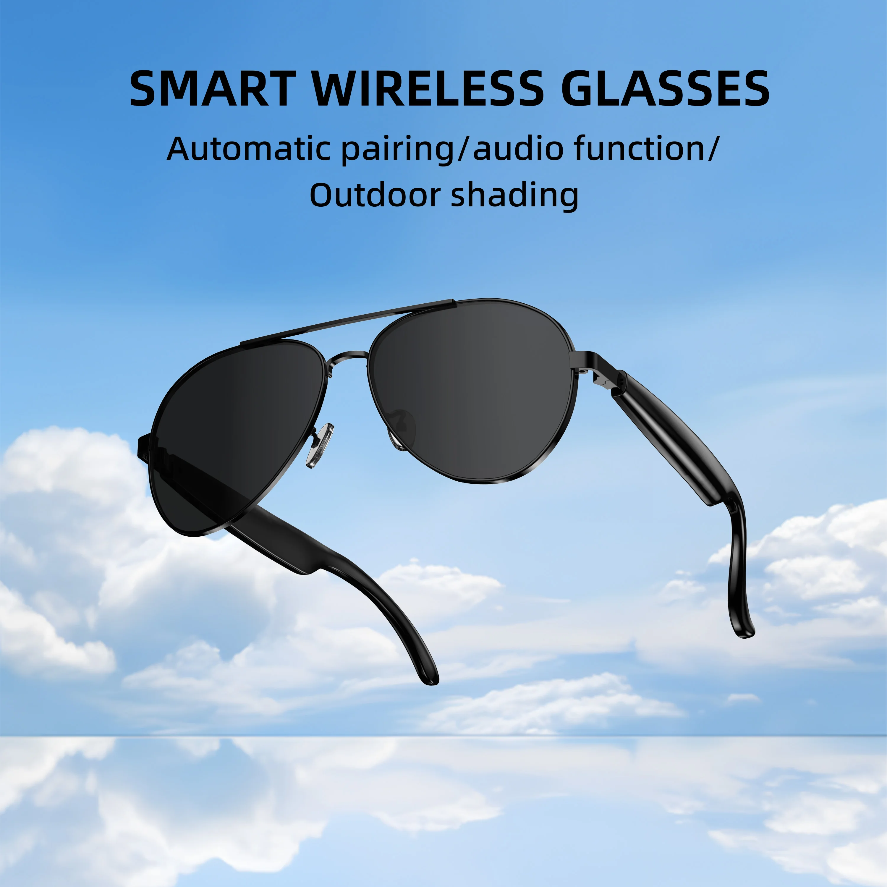 Hot Sale Smart Bluetooth Glasses With Built-In Microphone Sunglasses Lightweight Design Wireless Glasses Business Casual
Hot Sale Smart Bluetooth Glasses With Built-In Microphone Sunglasses Lightweight Design Wireless Glasses Business Casual