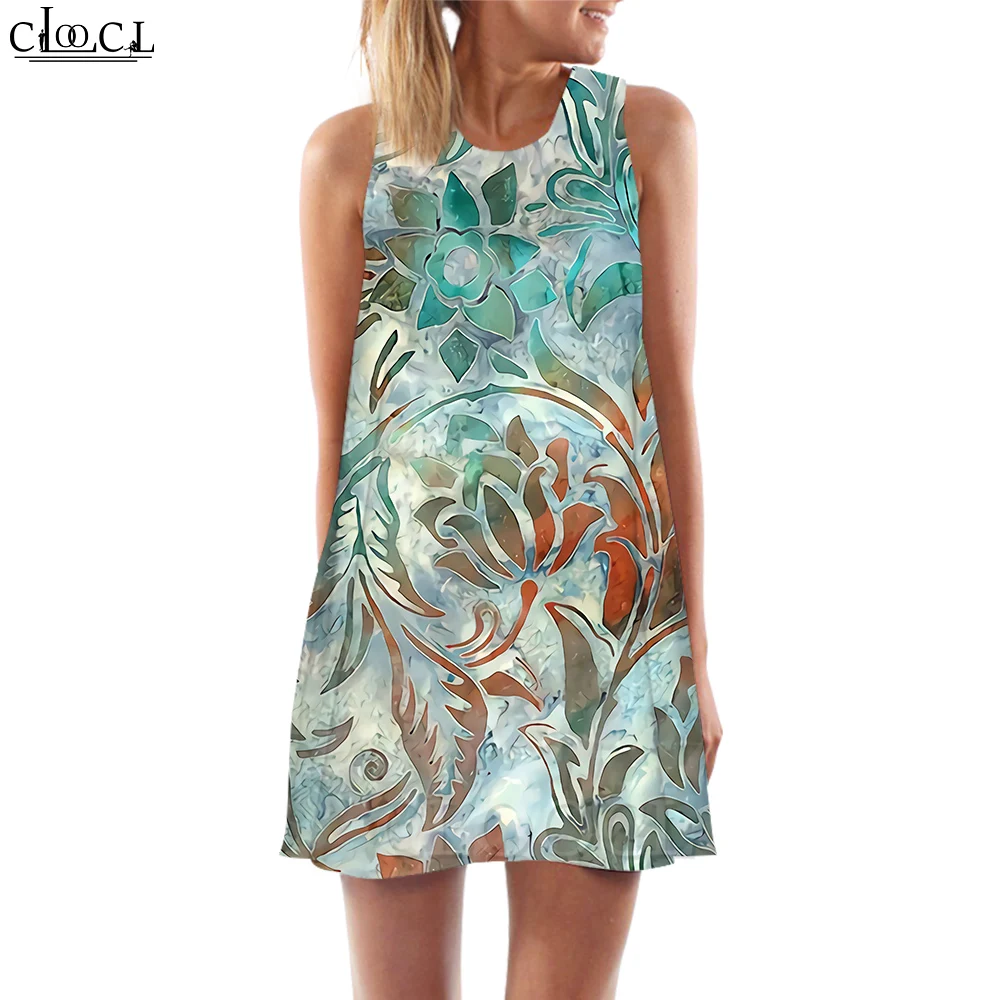 CLOOCL New Fashion Women Tank Dress Retro Chinese Graphics 3D Printed Loose Waist Sleeveless Summer Dress Beach Style
CLOOCL New Fashion Women Tank Dress Retro Chinese Graphics 3D Printed Loose Waist Sleeveless Summer Dress Beach Style