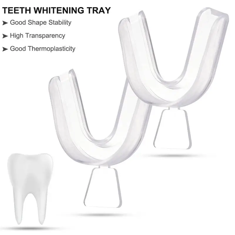 Teeth Whitening Trays 4PCS Transparent Silicone Thermoform Moldable Dental Mouth Guard Whitening Teeth Trays Whitener Mouth
Teeth Whitening Trays 4PCS Transparent Silicone Thermoform Moldable Dental Mouth Guard Whitening Teeth Trays Whitener Mouth