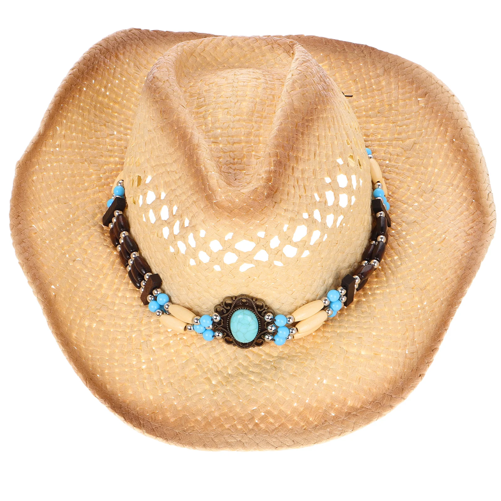 Cowboy Straw Sun Protection Beach Hats for Men Women Outdoor Hiking Travel Lightweight Portable Durable Material Cowgirl Sun Hat
Cowboy Straw Sun Protection Beach Hats for Men Women Outdoor Hiking Travel Lightweight Portable Durable Material Cowgirl Sun Hat